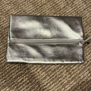 Silver Victoria Secret wristlet